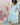 Elsa Snow Queen Dress – Light Blue Frozen Birthday Gown with Starry Sheer Train