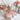 Peach Daisy First Birthday Dress with Matching “1” Party Crown – Baby Girl Outfit for Cake Smash & Photos
