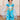Girls Princess Jasmine Costume Set – Satin & Organza Aladdin Inspired Outfit with Accessories – Halloween – Royal Blue Genie Costume