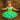 Pebbles Flintstone Tutu Dress Costume: Lime Green Outfit with Bone Clip