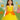 Princess Daisy Tutu Dress with Accessories β Crown Headband, Earrings, Wand and White Gloves β Girls Yellow & Orange Costume β Sizes 12M-14T