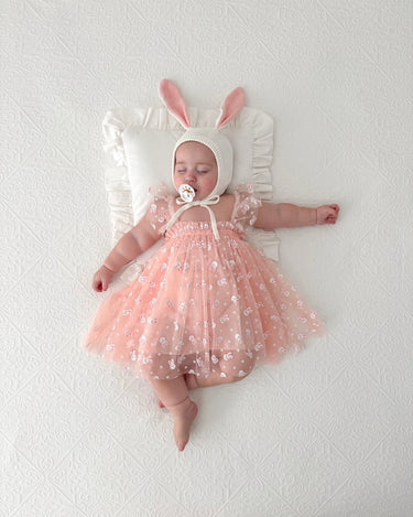 Pink Easter Bunny Tulle Dress