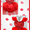 Baby Valentines Day Heart Romper