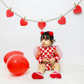 Baby Valentines Day Romper Set