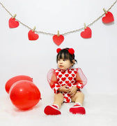 Baby Valentines Day Romper Set