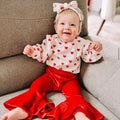 Baby Valentines Day Romper Set