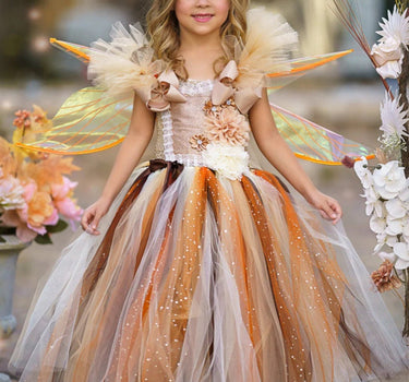 Golden Fairy Sparkle Tutu Costume Dress