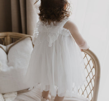 FAIRY WINGS DRESS- Baby Tutu Dress- Birthday/Cake Smash