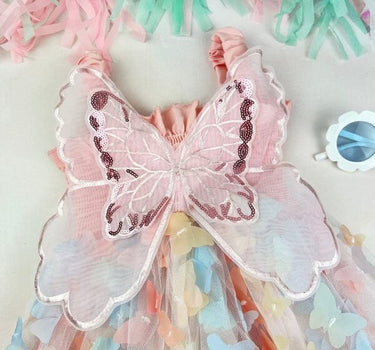 Baby Rainbow Butterfly Dress