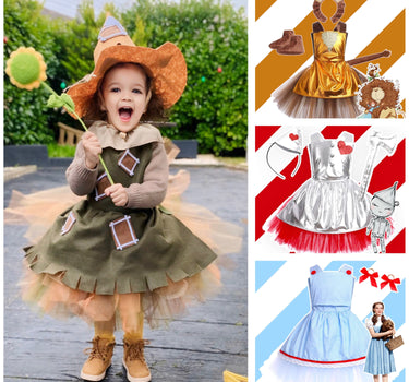 Scarecrow/Tinman/Cowardly Lion/Dorothy Tutu Dress Costume Wizard of Oz