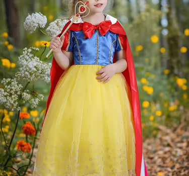 Girls Deluxe Snow White Inspired Costume Dress