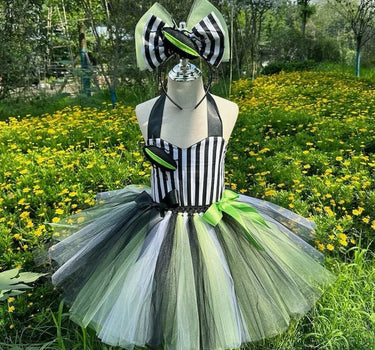 Beetlejuice Toddler Girls Tutu Dress Halloween Costume