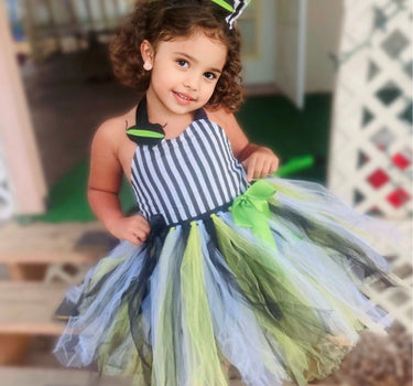 Beetlejuice Toddler Girls Tutu Dress Halloween Costume