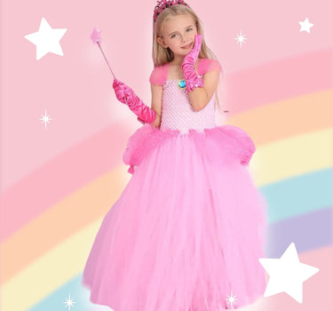 Princess Peach Tutu Costume for Girls