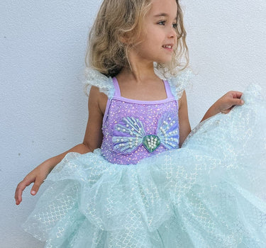 Mermaid Luxe Princess Birthday Party Dress