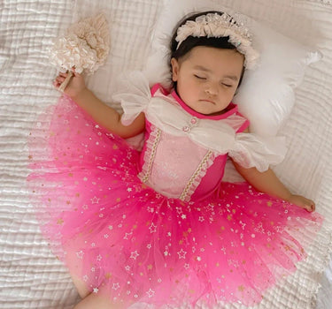 Aurora Pink Princess Birthday Tutu Dress