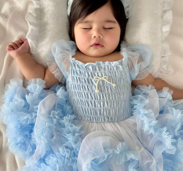 Princess Ballerina Tutu Dress for Little Girls - Blue