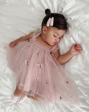 Butterfly Baby Dress for First Birthday/Cake Smash - Handcrafted Delight for Your Little Angel