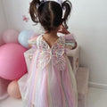 Pastel Fairy Wings Dress – Baby Girl Birthday Tutu for Cake Smash & Photos