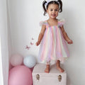 Pastel Fairy Wings Dress – Baby Girl Birthday Tutu for Cake Smash & Photos