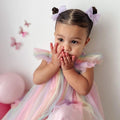 Pastel Fairy Wings Dress – Baby Girl Birthday Tutu for Cake Smash & Photos