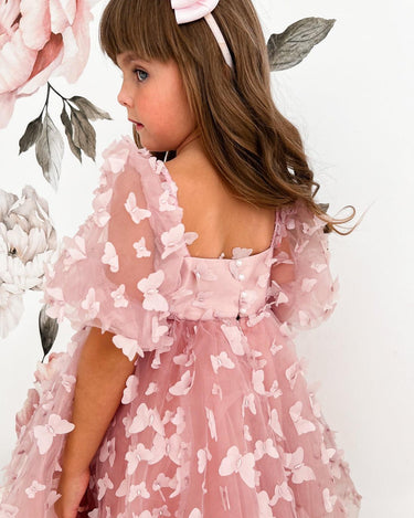 Pink Butterfly Birthday Dress- BEST SELLING