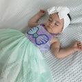 Mini Baby Mermaid Luxe Princess Birthday Party Dress