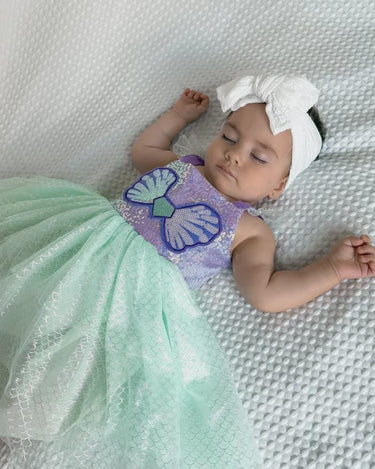 Mini Baby Mermaid Luxe Princess Birthday Party Dress