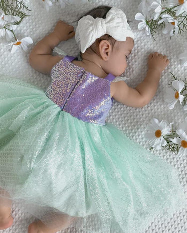 Mini Baby Mermaid Luxe Princess Birthday Party Dress