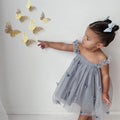 Butterfly Baby Dress for First Birthday/Cake Smash - Handcrafted Delight for Your Little Angel