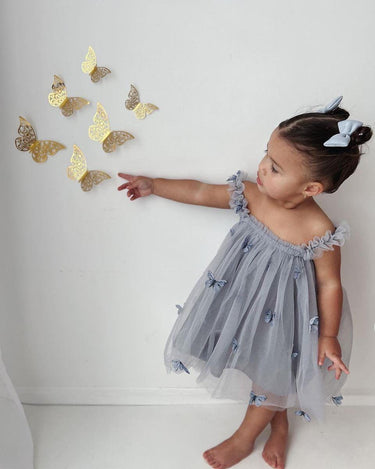 Butterfly Baby Dress for First Birthday/Cake Smash - Handcrafted Delight for Your Little Angel