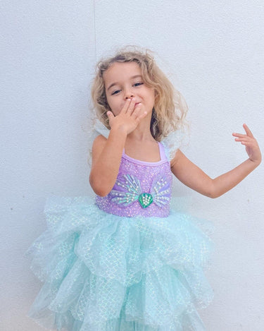 Mermaid Luxe Princess Birthday Party Dress