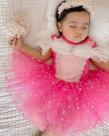 Aurora Pink Princess Birthday Tutu Dress