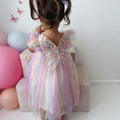 Pastel Fairy Wings Dress – Baby Girl Birthday Tutu for Cake Smash & Photos