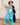 Girls Princess Jasmine Costume Set – Satin & Organza Aladdin Inspired Outfit with Accessories – Halloween – Royal Blue Genie Costume