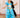 Girls Princess Jasmine Costume Set – Satin & Organza Aladdin Inspired Outfit with Accessories – Halloween – Royal Blue Genie Costume