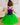 Frankenstein Girl Halloween Costume – Green Tutu Dress with Headband Hat – Kids Spooky Monster Dress-Up