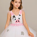 Pua Moana Tutu Dress for Girls – Pig Costume with Ears Headband – Toddler Halloween Outfit