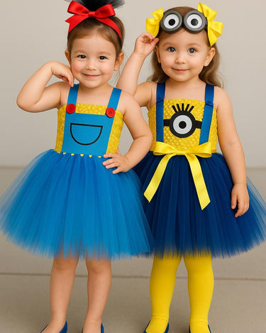 Agnes Inspired Tutu Dress & Headband – Despicable Me Costume for Girls
