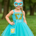Super Kitties Tutu Costume Set Girls – Ginny Sparks Buddy Bitsy Dress with Ears, Mask & Purse