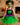 Frankenstein Girl Halloween Costume – Green Tutu Dress with Headband Hat – Kids Spooky Monster Dress-Up