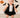 Baby Skunk Costume Outfit – 3-24M Furry Tutu Romper with Tail, Bow Headband and Leg Warmers – Infant & Toddler Halloween Animal Dress-Up