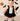 Baby Skunk Costume Outfit – 3-24M Furry Tutu Romper with Tail, Bow Headband and Leg Warmers – Infant & Toddler Halloween Animal Dress-Up