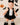 Baby Skunk Costume Outfit – 3-24M Furry Tutu Romper with Tail, Bow Headband and Leg Warmers – Infant & Toddler Halloween Animal Dress-Up