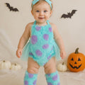 Baby & Toddler Sully Costume – Monsters Inspired Romper with Leg Warmers (3M–3T)