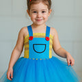 Agnes Inspired Tutu Dress & Headband – Despicable Me Costume for Girls