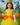 Princess Daisy Tutu Dress with Accessories – Crown Headband, Earrings, Wand and White Gloves – Girls Yellow & Orange Costume – Sizes 12M-14T