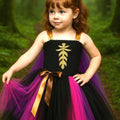 Anna Inspired Tutu Dress: Princess Costume with Tulle Cape & Crown
