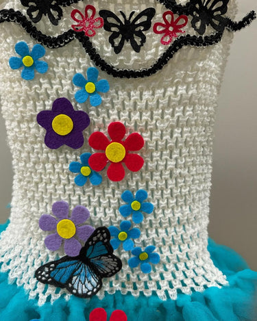 Mirabel Inspired Encanto Costume: Tutu Dress, Headband & Purse