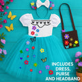 Mirabel Inspired Encanto Costume: Tutu Dress, Headband & Purse